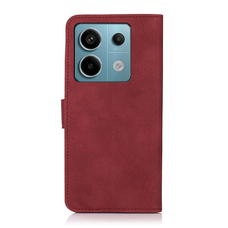 For Xiaomi Redmi Note 13 KHAZNEH Matte Texture Leather Phone Case(Red) - Note 13 Cases by PMC Jewellery | Online Shopping South Africa | PMC Jewellery | Buy Now Pay Later Mobicred