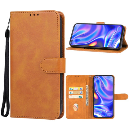 For Motorola One 5G UW Leather Phone Case(Brown) - Motorola Cases by PMC Jewellery | Online Shopping South Africa | PMC Jewellery | Buy Now Pay Later Mobicred