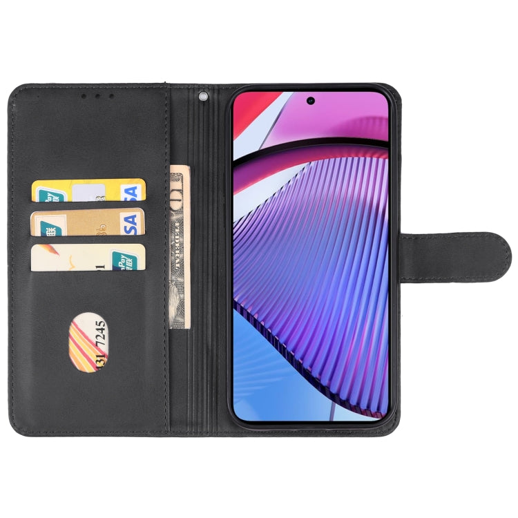 For Motorola Moto G Power 5G 2024 Leather Phone Case(Black) - Motorola Cases by PMC Jewellery | Online Shopping South Africa | PMC Jewellery | Buy Now Pay Later Mobicred