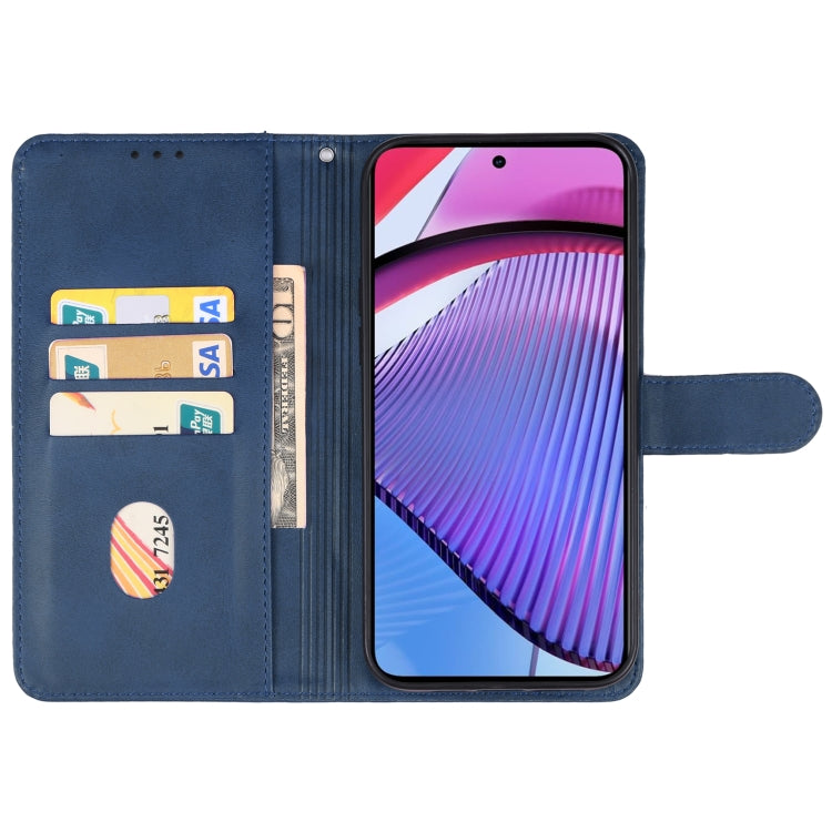 For Motorola Moto G Power 5G 2024 Leather Phone Case(Blue) - Motorola Cases by PMC Jewellery | Online Shopping South Africa | PMC Jewellery | Buy Now Pay Later Mobicred