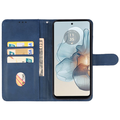 For Motorola Moto G24 Power Leather Phone Case(Blue) - Motorola Cases by PMC Jewellery | Online Shopping South Africa | PMC Jewellery | Buy Now Pay Later Mobicred