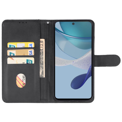 For Motorola Moto G53j Leather Phone Case(Black) - Motorola Cases by PMC Jewellery | Online Shopping South Africa | PMC Jewellery | Buy Now Pay Later Mobicred