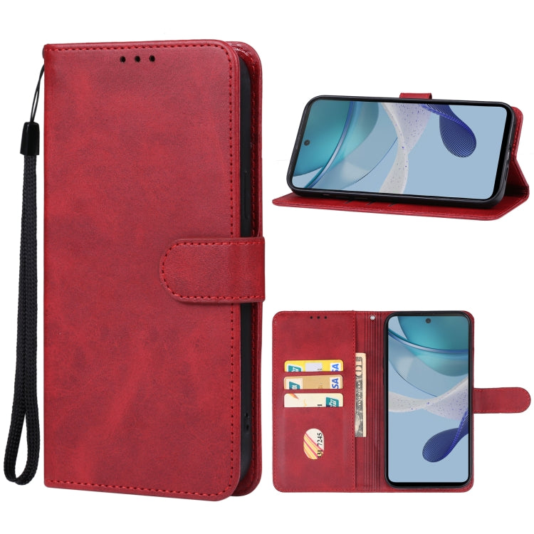 For Motorola Moto G53y Leather Phone Case(Red) - Motorola Cases by PMC Jewellery | Online Shopping South Africa | PMC Jewellery | Buy Now Pay Later Mobicred