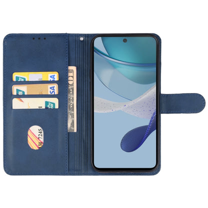 For Motorola Moto G53y Leather Phone Case(Blue) - Motorola Cases by PMC Jewellery | Online Shopping South Africa | PMC Jewellery | Buy Now Pay Later Mobicred