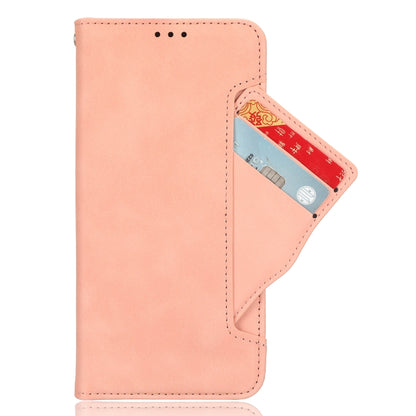 For Motorola Edge 40 Skin Feel Calf Texture Card Slots Leather Phone Case(Pink) - Motorola Cases by PMC Jewellery | Online Shopping South Africa | PMC Jewellery | Buy Now Pay Later Mobicred