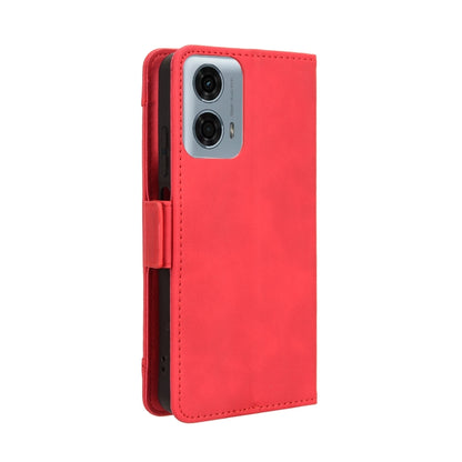 For Motorola Moto G Power 5G 2024 Skin Feel Calf Texture Card Slots Leather Phone Case(Red) - Motorola Cases by PMC Jewellery | Online Shopping South Africa | PMC Jewellery | Buy Now Pay Later Mobicred