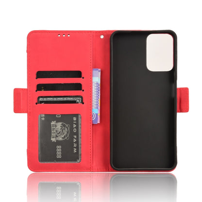 For Motorola Moto G Power 5G 2024 Skin Feel Calf Texture Card Slots Leather Phone Case(Red) - Motorola Cases by PMC Jewellery | Online Shopping South Africa | PMC Jewellery | Buy Now Pay Later Mobicred