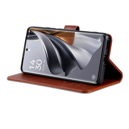 For vivo X200 Pro mini AZNS Sheepskin Texture Flip Leather Phone Case(Brown) - X200 Pro mini Cases by AZNS | Online Shopping South Africa | PMC Jewellery | Buy Now Pay Later Mobicred