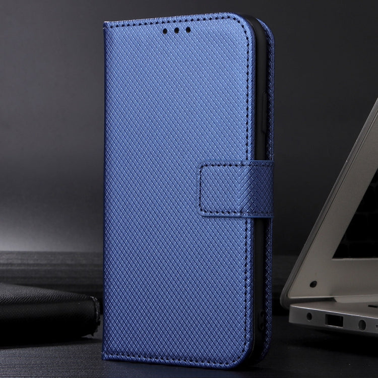 For vivo X100 Pro 5G Diamond Texture Leather Phone Case(Blue) - X100 Pro Cases by PMC Jewellery | Online Shopping South Africa | PMC Jewellery | Buy Now Pay Later Mobicred