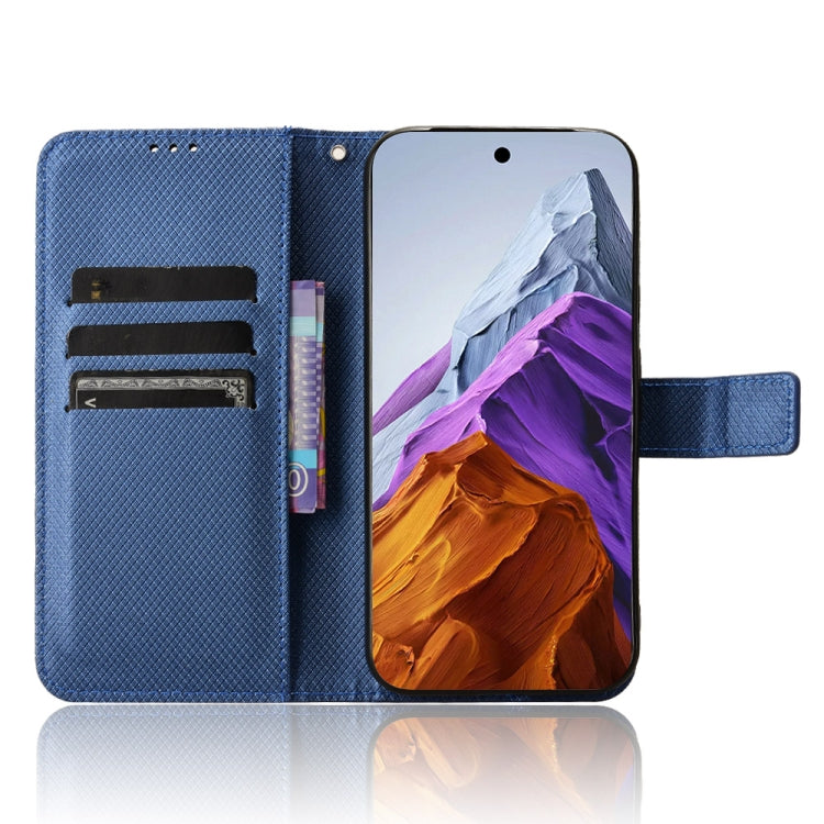 For Google Pixel 9 Pro Diamond Texture Leather Phone Case(Blue) - Google Cases by PMC Jewellery | Online Shopping South Africa | PMC Jewellery | Buy Now Pay Later Mobicred