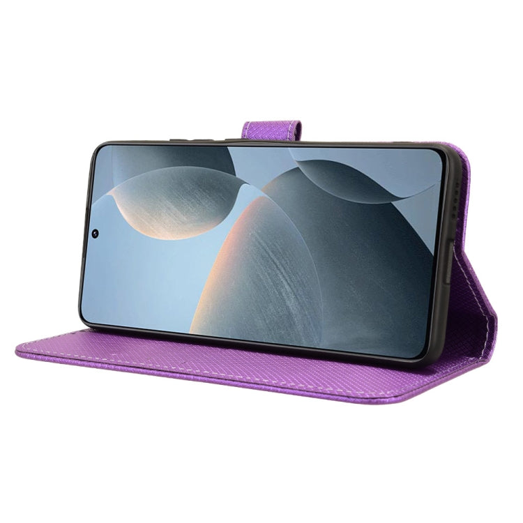 For Xiaomi Redmi K70 / K70 Pro Diamond Texture Leather Phone Case(Purple) - K70 Pro Cases by PMC Jewellery | Online Shopping South Africa | PMC Jewellery | Buy Now Pay Later Mobicred