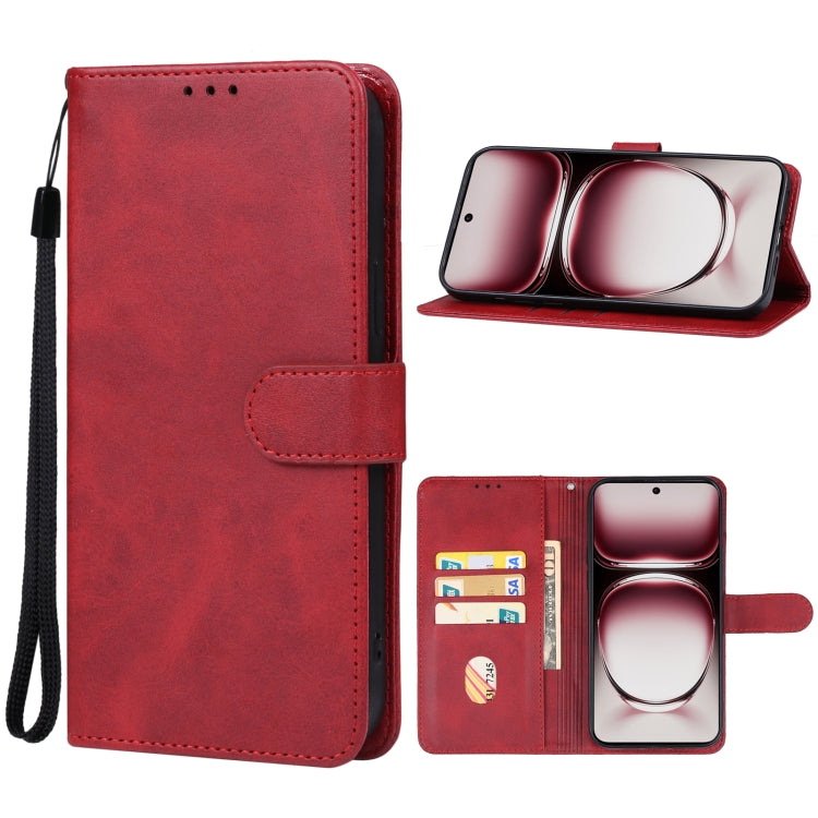 For OPPO Reno12 Pro China Leather Phone Case(Red) - OPPO Cases by PMC Jewellery | Online Shopping South Africa | PMC Jewellery | Buy Now Pay Later Mobicred