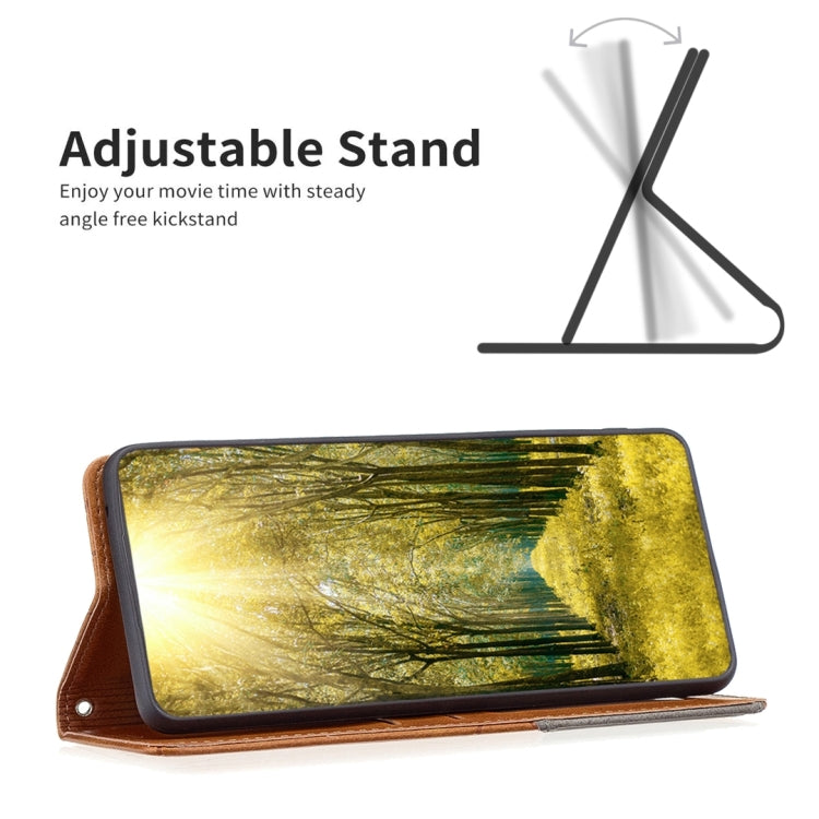 For Xiaomi Poco M6 Pro 4G Rhombus Texture Magnetic Leather Phone Case(Yellow) - free shipping - PMC TechLife - Order now!