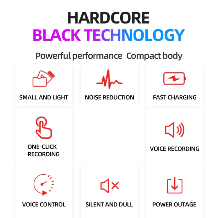 JNN M2 Ultra-thin HD Noise Reduction Intelligent Control Voice Voice Recorder, Capacity:32GB(Black) - free shipping - PMC Jewellery - Order now!