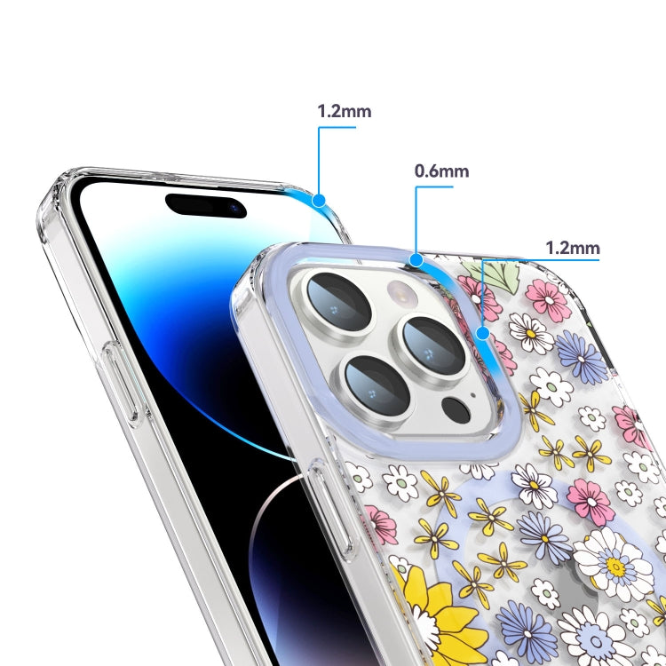 For iPhone 14 Pro Max MagSafe Magnetic TPU Phone Case(Little Flower) - free shipping - PMC TechLife - Order now!