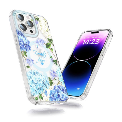 For iPhone 15 Pro MagSafe Magnetic TPU Phone Case(Small Floral) - iPhone 15 Pro Cases by PMC Jewellery | Online Shopping South Africa | PMC Jewellery