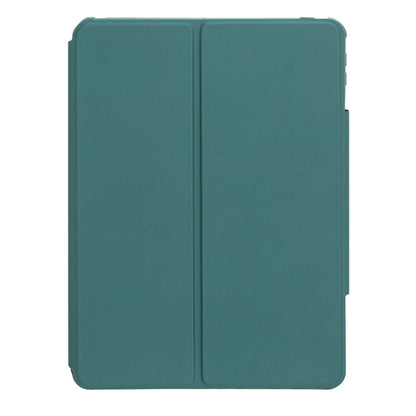 For iPad 10th Gen 10.9 2022 F10BS 360 Rotation Acrylic Transparent Bluetooth Keyboard Leather Case With Backlight(Green) - Universal by PMC Jewellery | Online Shopping South Africa | PMC Jewellery