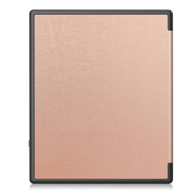 For Kobo Elipsa 2E Solid Color Deformation TPU Leather Smart Tablet Case(Rose Gold) - Others by PMC TechLife | Online Shopping South Africa | PMC TechLife | Buy Now Pay Later Mobicred