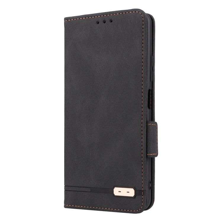 For Xiaomi Redmi Note 12 4G Magnetic Clasp Leather Phone Case(Black) - Xiaomi Cases by PMC Jewellery | Online Shopping South Africa | PMC Jewellery | Buy Now Pay Later Mobicred