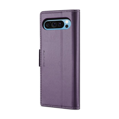 For Google Pixel 9 Pro XL CaseMe 023 Butterfly Buckle Litchi Texture RFID Anti-theft Leather Phone Case(Pearly Purple) - Google Cases by CaseMe | Online Shopping South Africa | PMC Jewellery | Buy Now Pay Later Mobicred