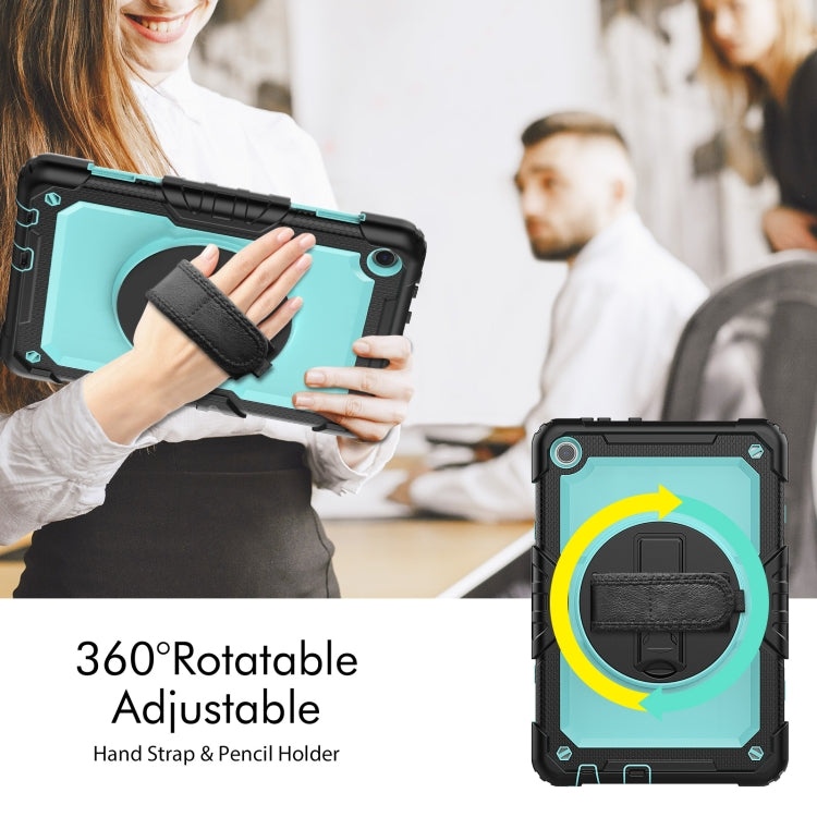 For Lenovo Tab M10 10.1 Gen 3rd Silicone Hybrid PC Tablet Case with Shoulder Strap(Light Blue PC) - Lenovo by PMC TechLife | Online Shopping South Africa | PMC TechLife | Buy Now Pay Later Mobicred