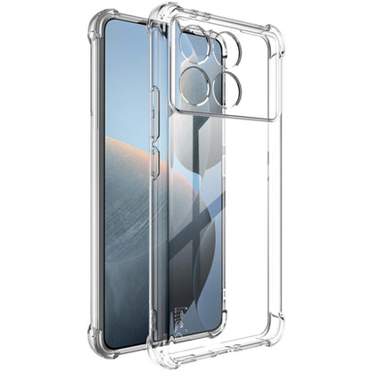 For Xiaomi Redmi K70 5G/K70 Pro 5G imak Shockproof Airbag TPU Phone Case(Transparent) - Xiaomi Cases by imak | Online Shopping South Africa | PMC Jewellery | Buy Now Pay Later Mobicred