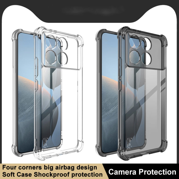 For Xiaomi Redmi K70 5G/K70 Pro 5G imak Shockproof Airbag TPU Phone Case(Transparent) - Xiaomi Cases by imak | Online Shopping South Africa | PMC Jewellery | Buy Now Pay Later Mobicred