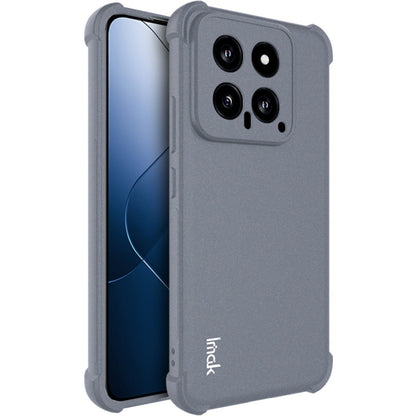 For Xiaomi 14 5G imak Shockproof Airbag TPU Phone Case(Matte Grey) - 14 Cases by imak | Online Shopping South Africa | PMC Jewellery | Buy Now Pay Later Mobicred