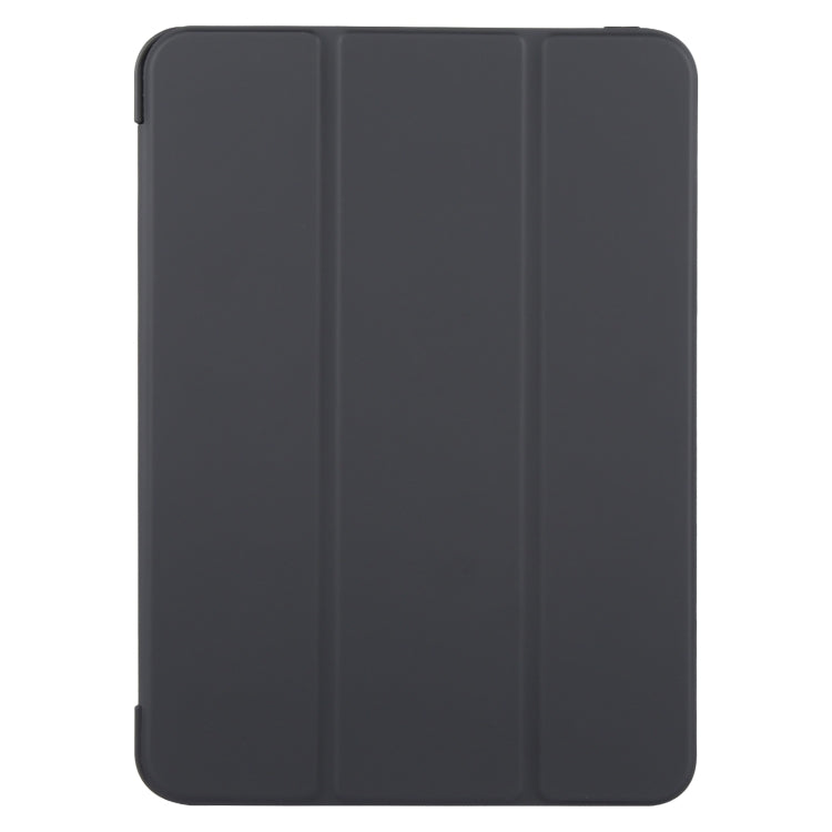 For iPad Air 11 2024 GEBEI 3-folding Holder Shockproof Flip Leather Tablet Case(Black) - iPad Air 11 2024 Cases by GEBEI | Online Shopping South Africa | PMC Jewellery | Buy Now Pay Later Mobicred