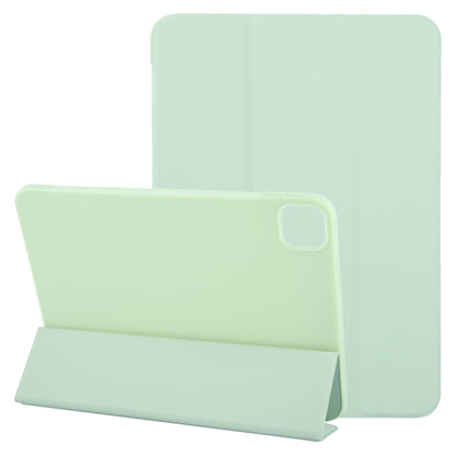 For iPad Air 13 2024 GEBEI 3-folding Holder Shockproof Flip Leather Tablet Case(Green) - iPad Air 13 2024 Cases by GEBEI | Online Shopping South Africa | PMC Jewellery | Buy Now Pay Later Mobicred