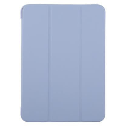 For iPad Pro 13 2024 GEBEI 3-folding Holder Shockproof Flip Leather Tablet Case(Light Purple) - iPad Pro 13 2024 Cases by GEBEI | Online Shopping South Africa | PMC Jewellery | Buy Now Pay Later Mobicred