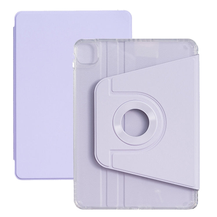 For iPad Pro 11 2024 Magnetic Split Leather Smart Tablet Case(Purple) - iPad Pro 11 2024 Cases by PMC TechLife | Online Shopping South Africa | PMC TechLife | Buy Now Pay Later Mobicred