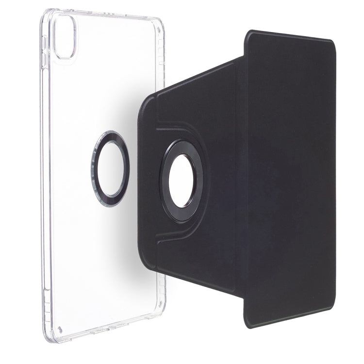 For iPad Pro 11 2024 Magnetic Split Leather Smart Tablet Case(Black) - iPad Pro 11 2024 Cases by PMC TechLife | Online Shopping South Africa | PMC TechLife | Buy Now Pay Later Mobicred