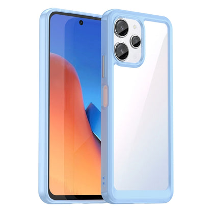 For Xiaomi Redmi 12 5G Colorful Series Acrylic Hybrid TPU Phone Case(Blue) - Xiaomi Cases by PMC Jewellery | Online Shopping South Africa | PMC Jewellery | Buy Now Pay Later Mobicred