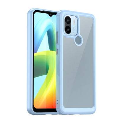 For Xiaomi Poco C50 Colorful Series Acrylic Hybrid TPU Phone Case(Blue) - Xiaomi Cases by PMC Jewellery | Online Shopping South Africa | PMC Jewellery | Buy Now Pay Later Mobicred