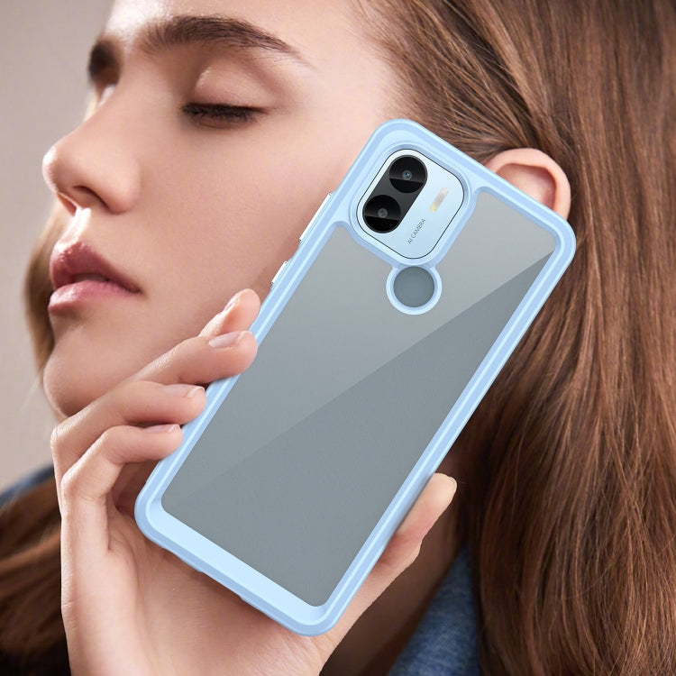 For Xiaomi Redmi A1+ Colorful Series Acrylic Hybrid TPU Phone Case(Blue) - Xiaomi Cases by PMC Jewellery | Online Shopping South Africa | PMC Jewellery | Buy Now Pay Later Mobicred