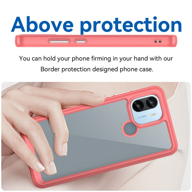 For Xiaomi Redmi A2+ Colorful Series Acrylic Hybrid TPU Phone Case(Red) - Xiaomi Cases by PMC Jewellery | Online Shopping South Africa | PMC Jewellery | Buy Now Pay Later Mobicred