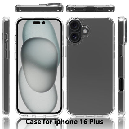 For iPhone 16 Plus Scratchproof Acrylic TPU Phone Case(Black) - iPhone 16 Plus Cases by PMC Jewellery | Online Shopping South Africa | PMC Jewellery | Buy Now Pay Later Mobicred