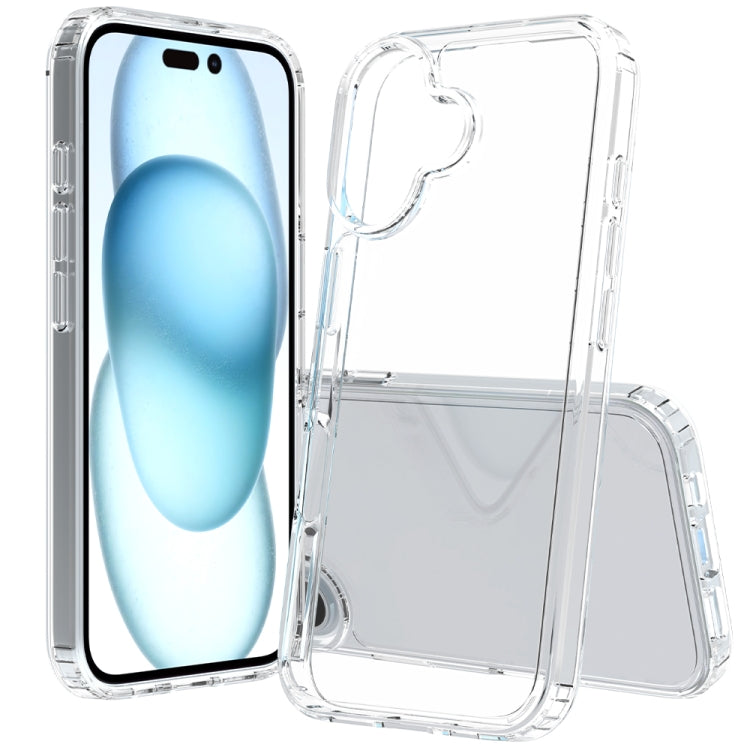 For iPhone 16 Scratchproof Acrylic TPU Phone Case(Transparent) - iPhone 16 Cases by PMC Jewellery | Online Shopping South Africa | PMC Jewellery | Buy Now Pay Later Mobicred