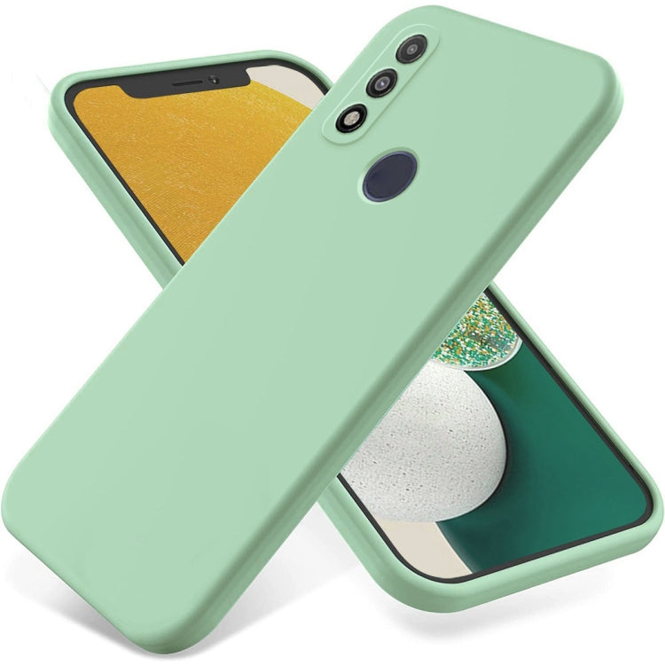 For Motorola G Pure 4G Pure Color Liquid Silicone Shockproof Phone Case(Green) - Motorola Cases by PMC Jewellery | Online Shopping South Africa | PMC Jewellery | Buy Now Pay Later Mobicred