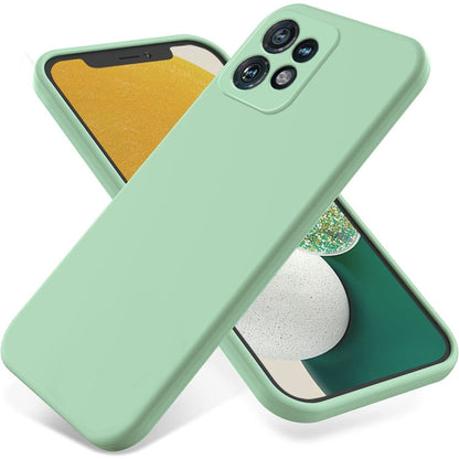 For Motorola Edge 40 Pro/Edge+ 2023/X40 Pure Color Liquid Silicone Shockproof Phone Case(Green) - Motorola Cases by PMC Jewellery | Online Shopping South Africa | PMC Jewellery | Buy Now Pay Later Mobicred