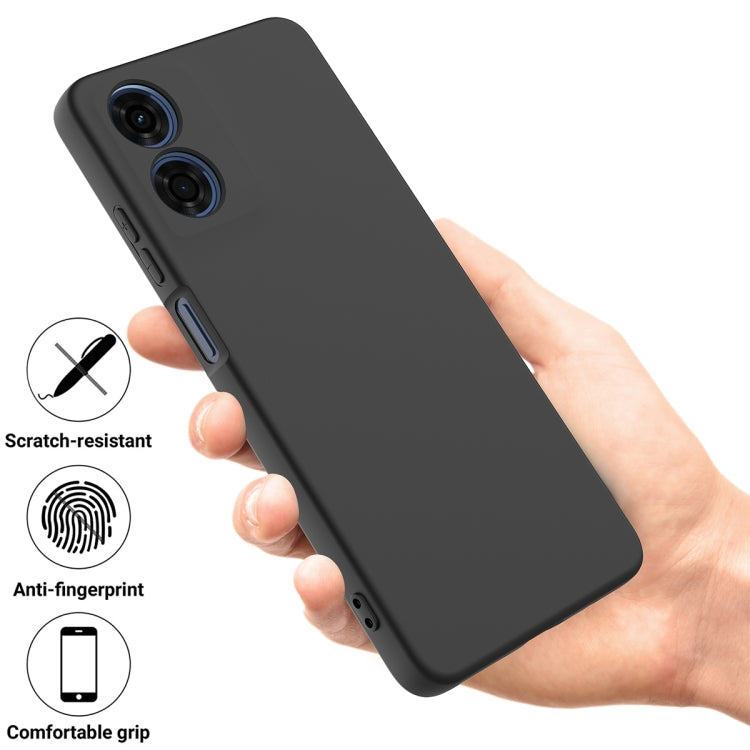 For Motorola Moto E14 Solid Color Liquid Silicone Dropproof Full Coverage Phone Case(Black) - free shipping - PMC TechLife - Order now!