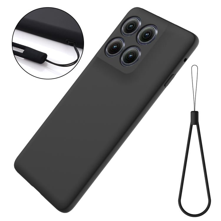 For Motorola Edge 5G 2025 Solid Color Liquid Silicone Dropproof Full Coverage Phone Case(Black) - free shipping - PMC TechLife - Order now!