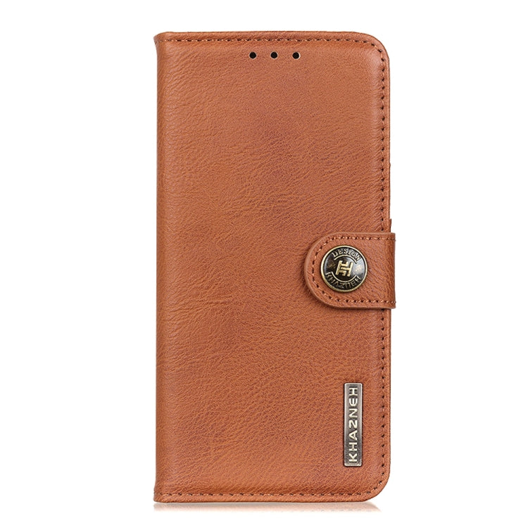 For OPPO Reno11 Pro 5G Global KHAZNEH Cowhide Texture Flip Leather Phone Case(Brown) - Reno11 Pro Cases by PMC Jewellery | Online Shopping South Africa | PMC Jewellery | Buy Now Pay Later Mobicred