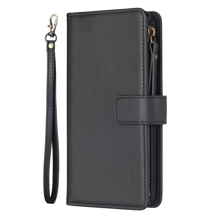 For Xiaomi Redmi Note 10 Pro 9 Card Slots Zipper Wallet Leather Flip Phone Case(Black) - Xiaomi Cases by PMC Jewellery | Online Shopping South Africa | PMC Jewellery | Buy Now Pay Later Mobicred