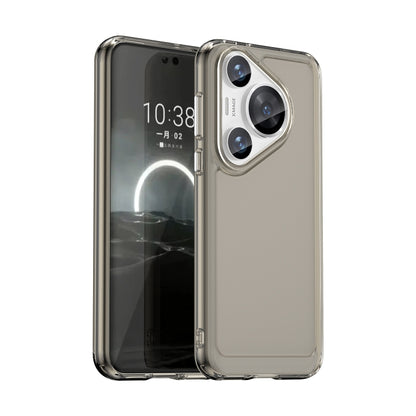 For Huawei Pura 70 Pro+ Candy Series TPU Phone Case(Transparent Grey) - Huawei Cases by PMC Jewellery | Online Shopping South Africa | PMC Jewellery | Buy Now Pay Later Mobicred