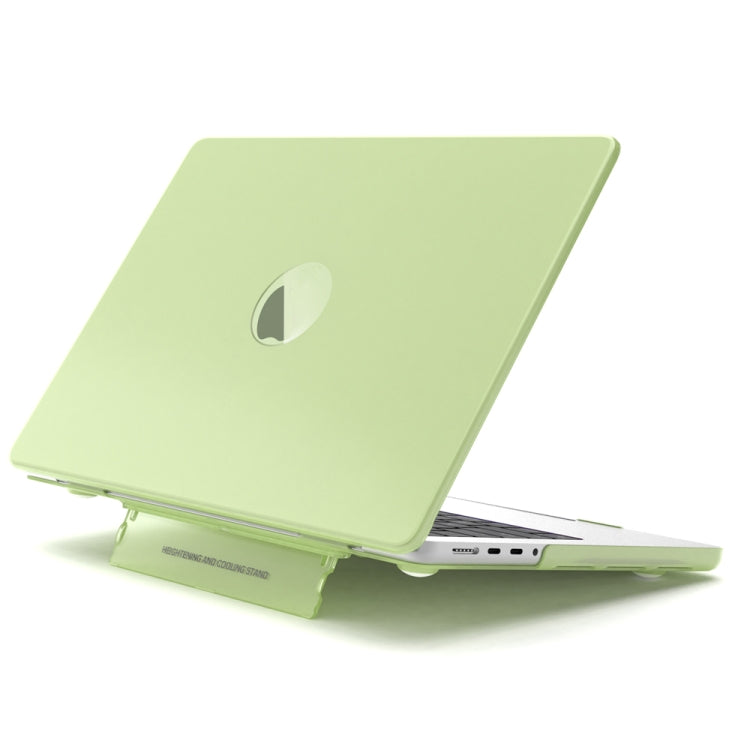 For Macbook Pro 14 A2918/A2992/A2779 Frosted Translucent Laptop Protective Case(Morandi Green) - MacBook Pro Cases by PMC Jewellery | Online Shopping South Africa | PMC Jewellery | Buy Now Pay Later Mobicred