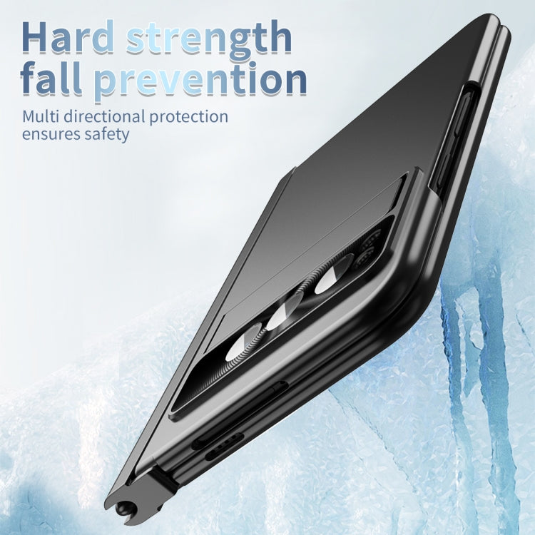 For Google Pixel Fold Integrated Electroplating PC Folding Phone Case(Black) - Google Cases by PMC TechLife | Online Shopping South Africa | PMC TechLife | Buy Now Pay Later Mobicred