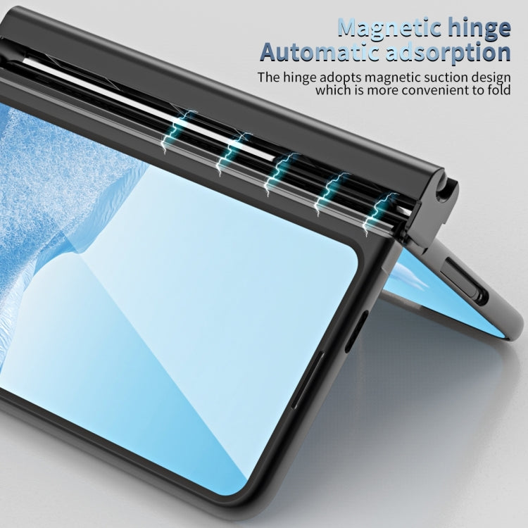 For Google Pixel Fold Integrated Electroplating PC Folding Phone Case(Black) - Google Cases by PMC TechLife | Online Shopping South Africa | PMC TechLife | Buy Now Pay Later Mobicred