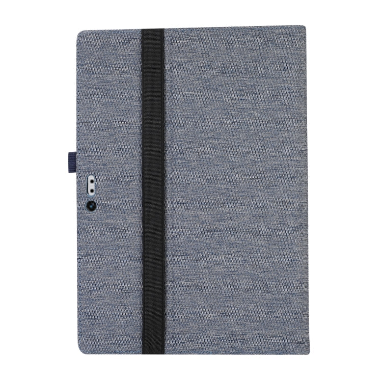 For Microsoft Surface Pro 4/5/6/7 Fabric Leather Tablet Case(Blue) - Others by PMC TechLife | Online Shopping South Africa | PMC TechLife | Buy Now Pay Later Mobicred